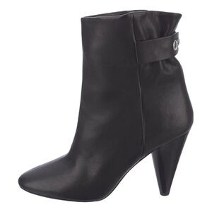 Isabel Marant Lystal Black Leather Ankle boots, size 9